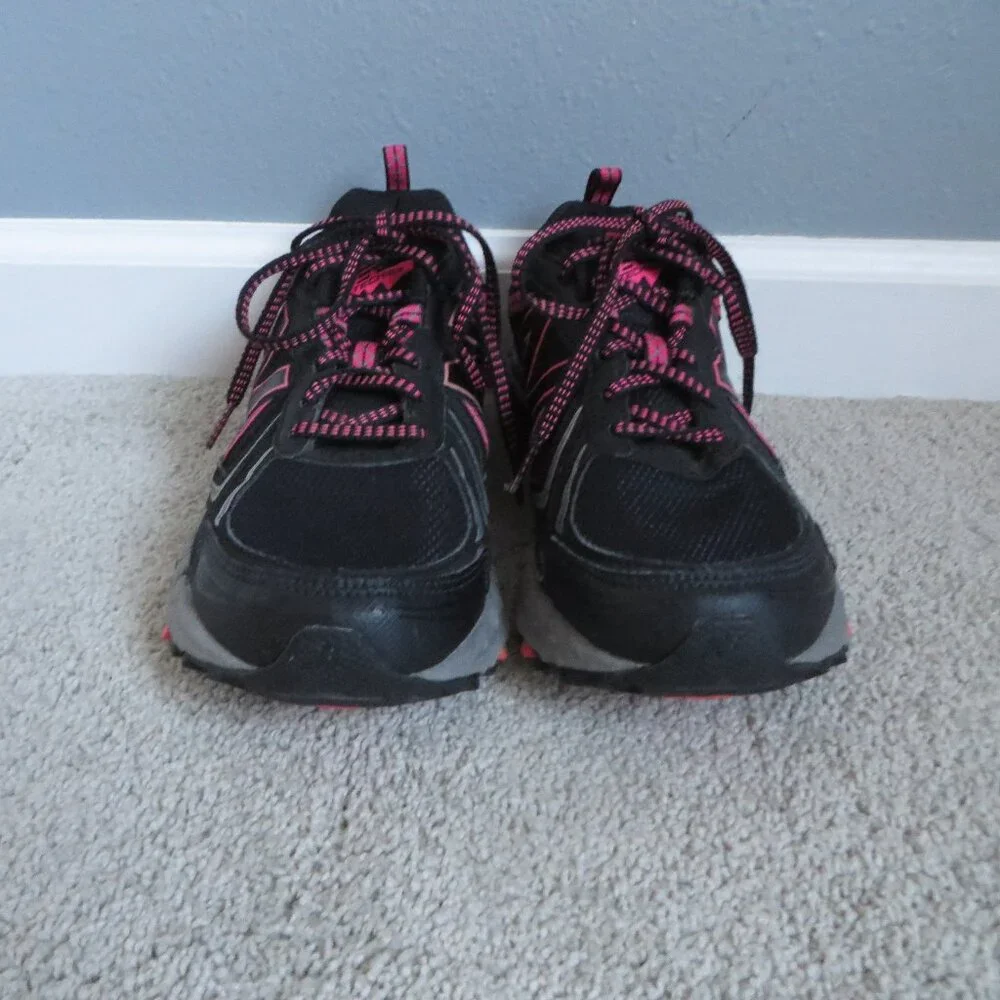 New balance All Terrain womens shoes size 8 black/pink trail running #WT410LB5 - Picture 3 of 10